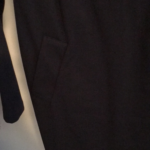 EUC MICHAEL KORS LONG SLEEVE DRESS GOLD CLIPS & EXPOSED BACK ZIP FRONT POCKETS - Picture 5 of 10